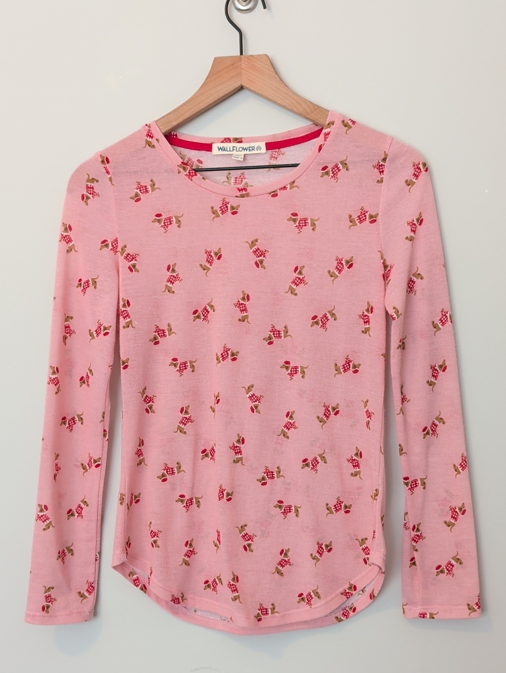 Wallflower Long Sleeve Soft Knit Top